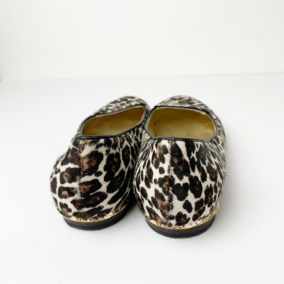 EMY MACK Leopard Print Motif Flats Round Toe SZ 7 - Picture 6 of 8